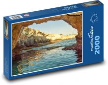 Mořská jeskyně - příroda, skála Puzzle 2000 - 90x60 cm