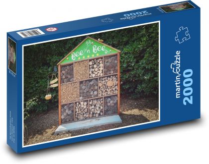 Bienenhotel - Hotel, Haus - Puzzle - 2000 Teile