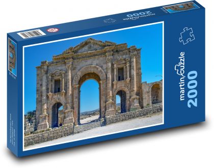Stavba - kameň, architektúra - Puzzle 2000 dielikov, rozmer 90x60 cm 