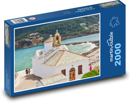 Griechenland - Skopelos, Kirche - Puzzle - 2000 Teile