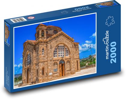 Kostel - architektura, stavba - puzzle 2000 dílků