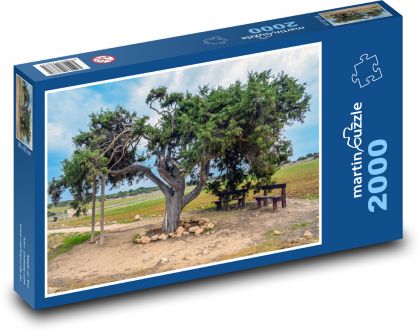 Lonely Tree - Cyprus, Cape Greco - Puzzle 2000 pieces, size 90x60 cm 