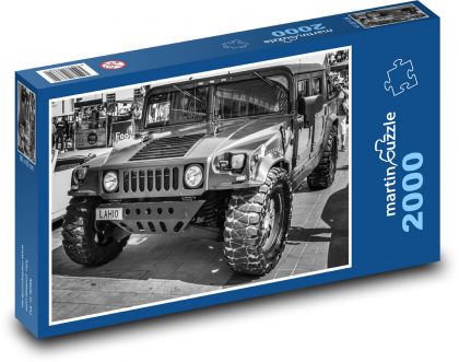 Auto - automobil, terénní vozidlo - Puzzle 2000 dílků, rozměr 90x60 cm