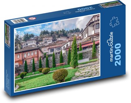 Ohrid - North Macedonia, city view - Puzzle 2000 pieces, size 90x60 cm 
