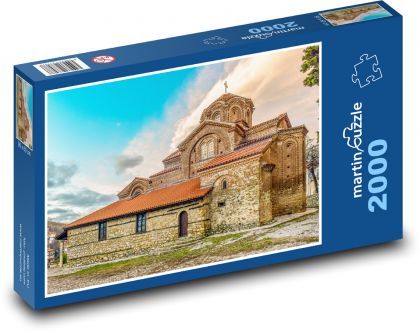 Holy Mary Peryvleptos - kostel, Makedonie - Puzzle 2000 dílků, rozměr 90x60 cm