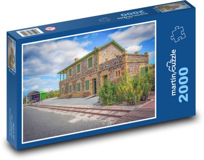 Muzeum Kolejnictwa - dworce, tory - Puzzle 2000 elementów, rozmiar 90x60 cm