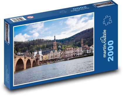 Heidelberg - Germany, city - Puzzle 2000 pieces, size 90x60 cm 