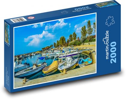 Fischereihafen - Boote, Meer - Puzzle - 2000 Teile