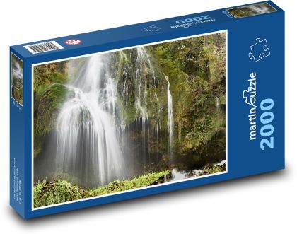 Vodopád - príroda, voda - Puzzle 2000 dielikov, rozmer 90x60 cm 