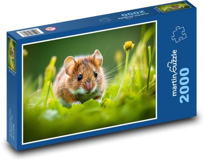 Mysz - gryzoń, zwierzę - Puzzle 2000 elementów, rozmiar 90x60 cm