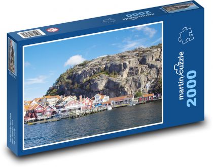 Švédsko - západní pobřeží, moře - Puzzle 2000 dílků, rozměr 90x60 cm