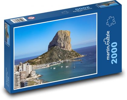 Costa Blanca - Španielsko, pláž - Puzzle 2000 dielikov, rozmer 90x60 cm 