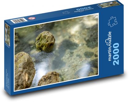 River - beach, cove - Puzzle 2000 pieces, size 90x60 cm 