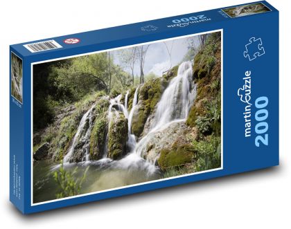Waterfall - cascade, river - Puzzle 2000 pieces, size 90x60 cm 