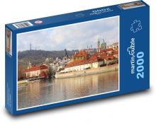 Praha - Vltava, mesto Puzzle 2000 dielikov - 90 x 60 cm