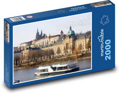 Boot - Prag, Fluss - Puzzle - 2000 Teile