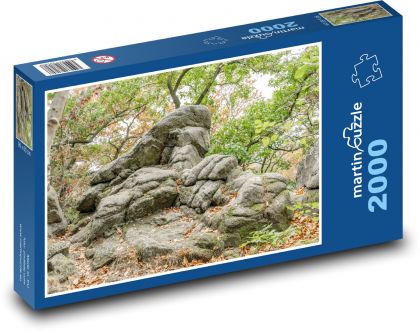 Skala - kamene, krajina - Puzzle 2000 dielikov, rozmer 90x60 cm 