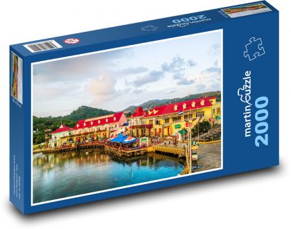 Roatan - Honduras, port - Puzzle 2000 pieces, size 90x60 cm 
