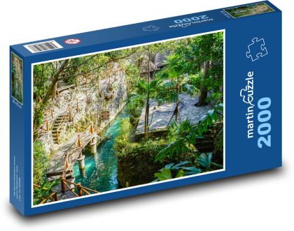 Mexico - Cancun, příroda - Puzzle 2000 dílků, rozměr 90x60 cm