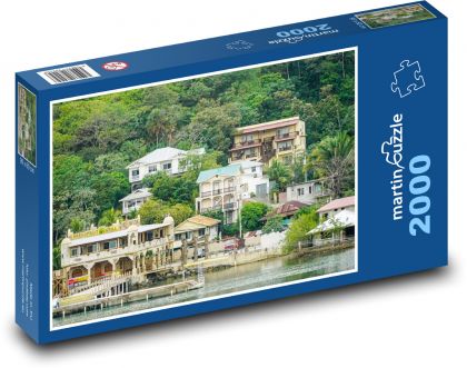 Honduras - port, miasto - Puzzle 2000 elementów, rozmiar 90x60 cm