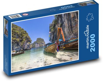 More - piesok, pláž - Puzzle 2000 dielikov, rozmer 90x60 cm 