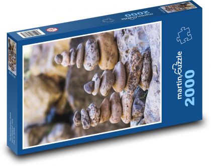 Steine - Pyramide, Meditation - Puzzle - 2000 Teile