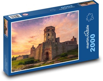 Zamek - ruiny, pałac - Puzzle 2000 elementów, rozmiar 90x60 cm