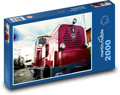 Railway - rails. - Puzzle 2000 pieces, size 90x60 cm 