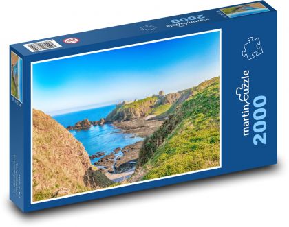 Plaża - rafa, morze - Puzzle 2000 elementów, rozmiar 90x60 cm