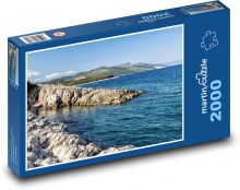 Chorvátsko - more, pláž Puzzle 2000 dielikov - 90 x 60 cm