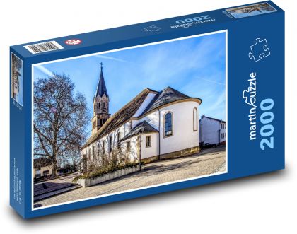 Church - faith, church tower - Puzzle 2000 pieces, size 90x60 cm 