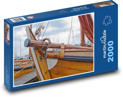 Boat - Netherlands, North Sea - Puzzle 2000 pieces, size 90x60 cm 