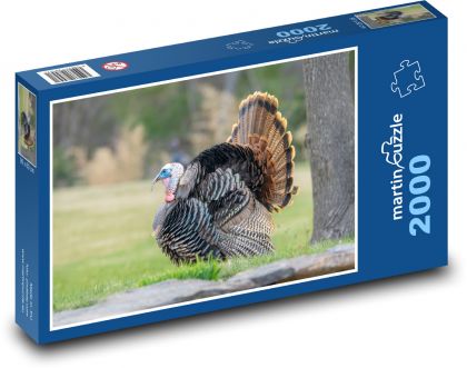 Krocan - zvíře, pták - Puzzle 2000 dílků, rozměr 90x60 cm