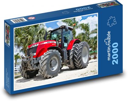 Tractor - vehicle, large machine - Puzzle 2000 pieces, size 90x60 cm 