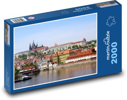 Praga - Czechy, miejsc. - Puzzle 2000 elementów, rozmiar 90x60 cm