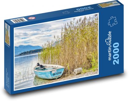 See - Boot, Schilf - Puzzle - 2000 Teile