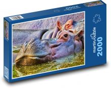 Hroch - zvíře, zoo Puzzle 2000 - 90x60 cm