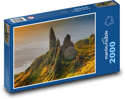 Isle of Skye - mountains, Scotland - Puzzle 2000 pieces, size 90x60 cm 