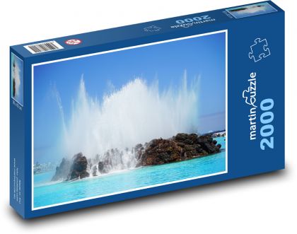 Insel - Wasserelement, Felsen - Puzzle - 2000 Teile