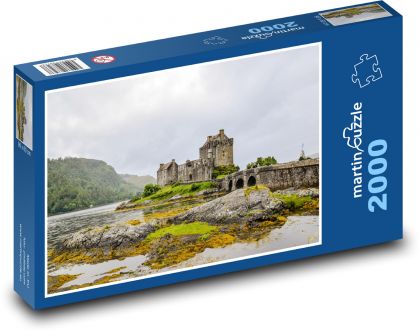 Eilean Donan - Island, Spojené kráľovstvo - Puzzle 2000 dielikov, rozmer 90x60 cm 