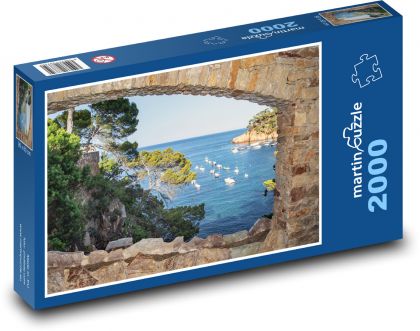 Stone arch - sea, nature - Puzzle 2000 pieces, size 90x60 cm 