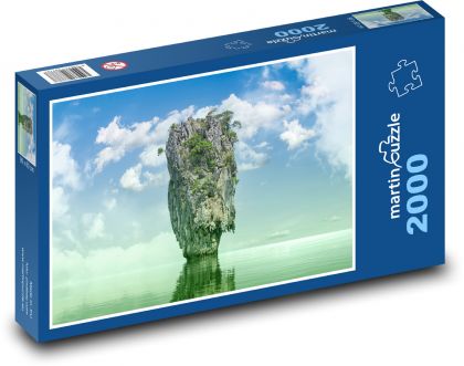 Moře - ostrov, příroda - Puzzle 2000 dílků, rozměr 90x60 cm