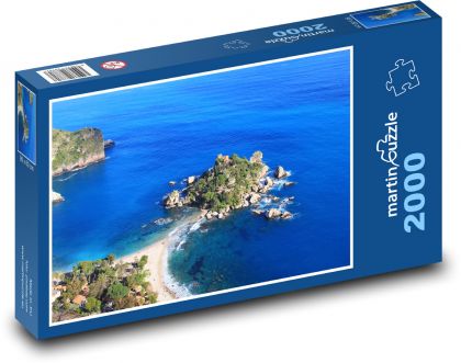Sicílie - Itálie, ostrov  - puzzle 2000 dílků