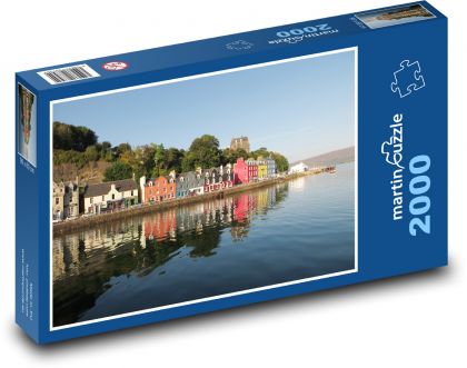 Tobermory - Škótsky prístav - Puzzle 2000 dielikov, rozmer 90x60 cm 