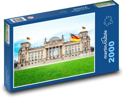 Bundestag - Berlin, Parlament - Puzzle 2000 dílků, rozměr 90x60 cm