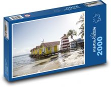 Bungalov - moře, domy Puzzle 2000 - 90x60 cm