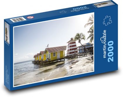 Bungalow - Meer, Häuser - Puzzle - 2000 Teile