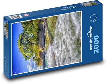 Baum - Landschaft, Meer - Puzzle - 2000 Teile