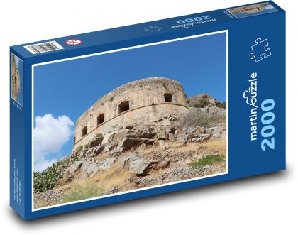 Kréta - Grécko, ostrov - Puzzle 2000 dielikov, rozmer 90x60 cm 