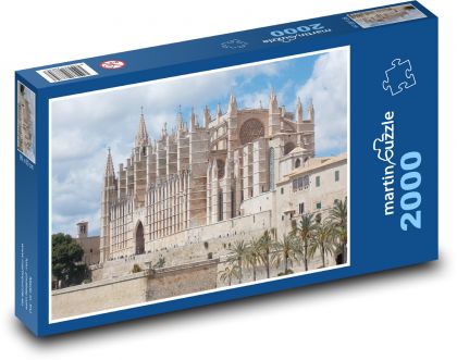 Katedrála Panny Márie - Mallorca, Španielsko - Puzzle 2000 dielikov, rozmer 90x60 cm 
